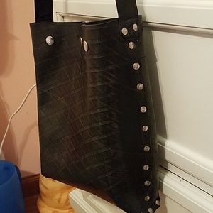 Recycled tire tube purse